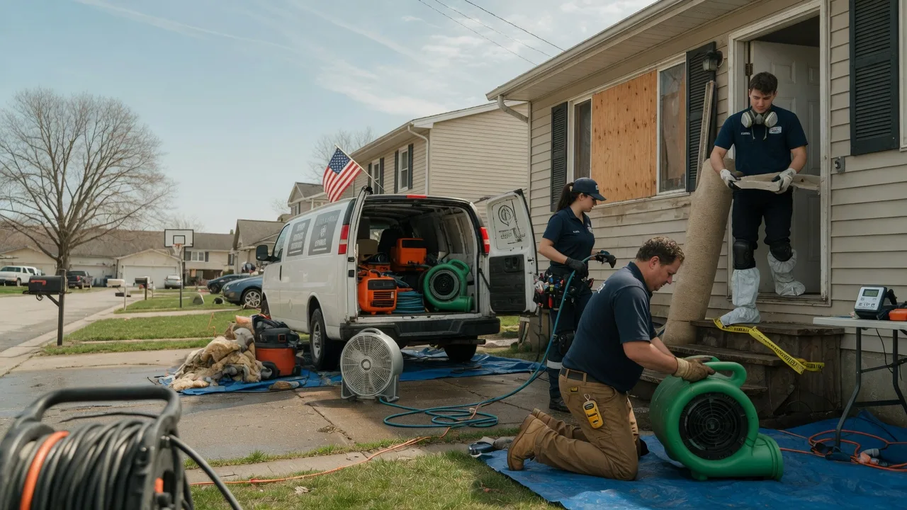 Water Damage Restoration in Long Bottom, OH near me
